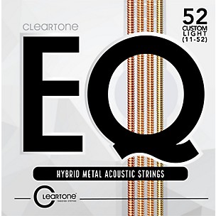 Cleartone EQ - Hybrid Metal Series Custom Light Acoustic Guitar Strings (11-52)