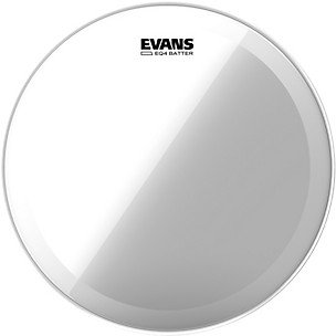 EVANS EQ4 Batter Clear Bass Drum Head