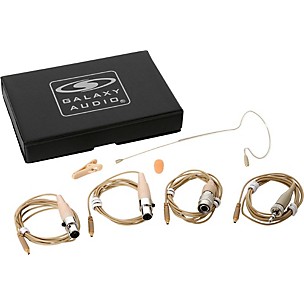 Galaxy Audio ESM8 Omni-Directional Single Ear Headset Microphone With 4 Mixed Cables