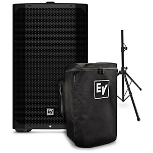 Electro-Voice EVERSE 12 12" 400W Weatherized Battery-Powered Loudspeaker With Cover & Speaker Stand