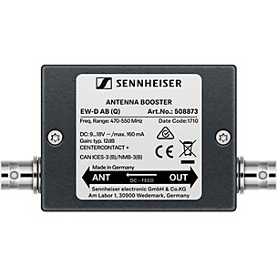 Sennheiser EW-D AB Antenna Booster for Evolution Wireless Digital Audio Systems