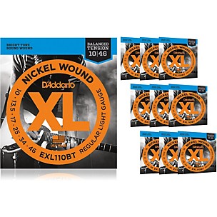 D'Addario EXL110BT Balanced Tension Lite Electric Guitar Strings 10-Pack