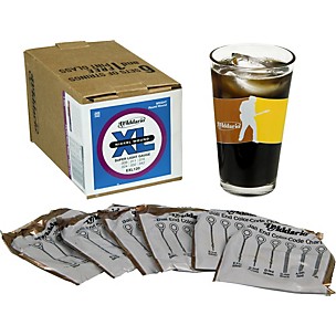 D'Addario EXL120 6 Pack with Pint Glass