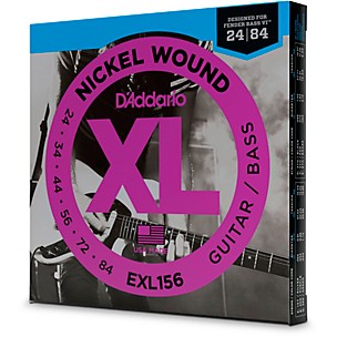 D'Addario EXL156 XL Nickel Wound Bass VI Strings