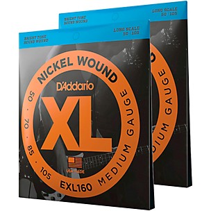 D'Addario EXL160TP Twin-Pack Bass Guitar Strings