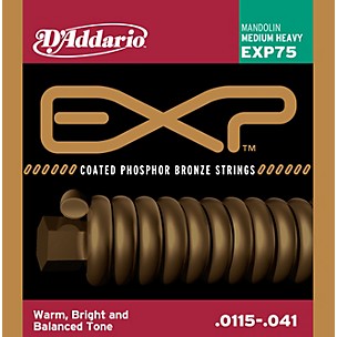 D'Addario EXP Coated Phosphor Bronze Mandolin Strings