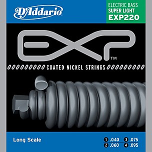 D'Addario EXP220 EXP Coated Super Soft Bass Strings