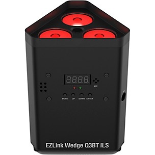 Chauvet EZlink Wedge Q3BT ILS Battery Powered Wireless Wash Light