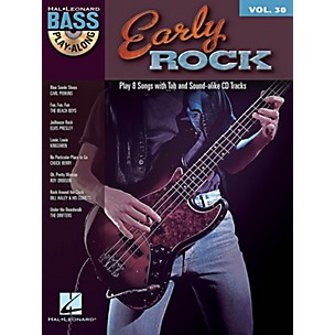 Hal Leonard Early Rock - Bass Play-Along Series Volume 30 Book/CD