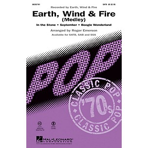 Hal Leonard Earth, Wind & Fire (Medley) SAB by Earth, Wind & Fire Arranged by Roger Emerson