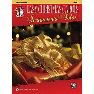 Alfred Easy Christmas Carols Instrumental Solos Alto Sax Book & CD