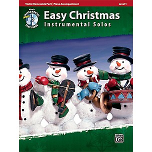 Alfred Easy Christmas Instrumental Solos Level 1 for Strings Violin Book & CD