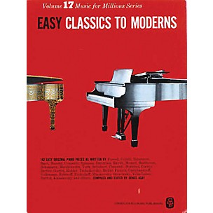 Music Sales Easy Classics To Moderns 142 Piano Pieces