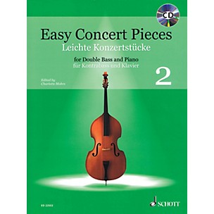 Schott Easy Concert Pieces, Book 2 (24 Easy Pieces from 5 Centuries using Half to 3rd Position) Book/CD