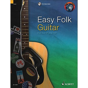 Schott Easy Folk Guitar (29 Traditional Pieces) Guitar Series Softcover with CD
