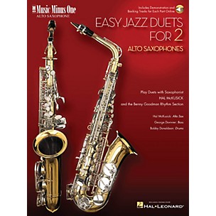 Nektar Easy Jazz Duets for 2 Alto Saxophones and Rhythm Section Music Minus One Series Book with CD