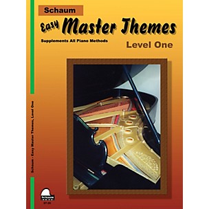 Schaum Easy Master Themes, Lev 1 Educational Piano Series Softcover