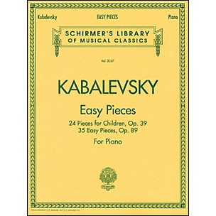 G. Schirmer Easy Pieces 24 And 35 Pieces for Children Op 39 Op 89 By Kabalevsky