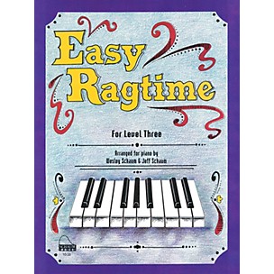 Schaum Easy Ragtime (Level 3 Early Inter) Educational Piano Book