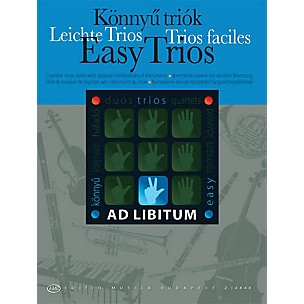 Editio Musica Budapest Easy Trios EMB Series Softcover Edited by András Soós