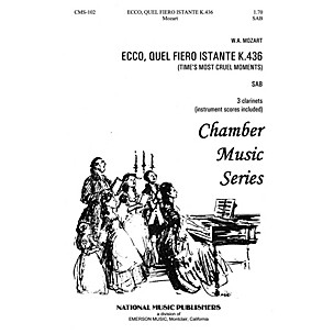 Hal Leonard Ecco Quel Fiero Instante SAB composed by Robert Carl