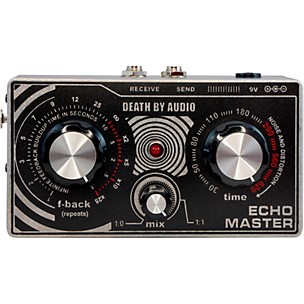 Death By Audio Echo Master Lo-Fi Vocal Delay/Preamp Effects Pedal