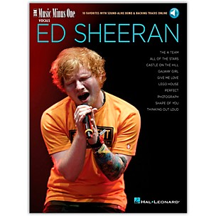 Music Minus One Ed Sheeran Music Minus One Vocals Book/Audio Online
