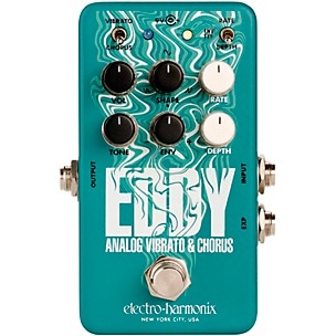 Electro-Harmonix Eddy Analog Vibrato & Chorus Guitar Effects Pedal