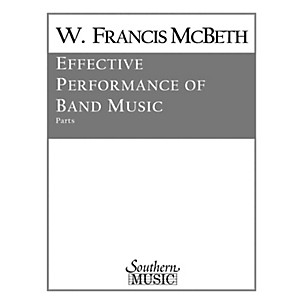 Southern Effective Performance of Band Music (Band/Band Methods) Concert Band Level 2 by W. Francis McBeth