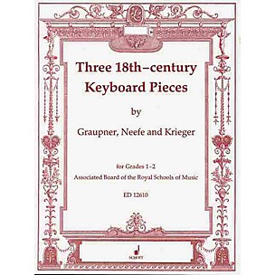 Schott Eighteenth Century Piano Pieces 3 Schott Series
