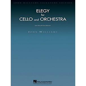 Hal Leonard Elegy for Cello and Orchestra John Williams Signature Edition - Strings Series