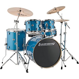 Ludwig Element Evolution 5-piece Drum Set with 22" Bass Drum & Zildjian ZBT Cymbals