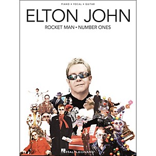 Hal Leonard Elton John Rocket Man Number Ones arranged for piano, vocal, and guitar (P/V/G)