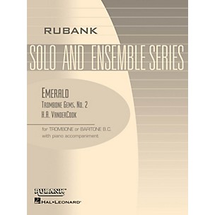 Rubank Publications Emerald (Trombone (Baritone B.C.) Solo with Piano - Grade 1) Rubank Solo/Ensemble Sheet Series