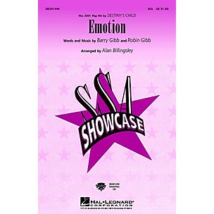 Hal Leonard Emotion SSA by Destiny's Child arranged by Alan Billingsley