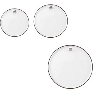Remo Emperor Clear Tom Drum Head Pack, New Fusion