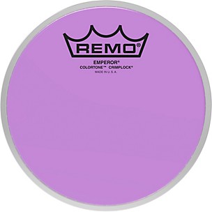 Remo Emperor Colortone Crimplock Purple Tenor Drum Head