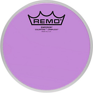 Remo Emperor Colortone Crimplock Purple Tenor Drum Head