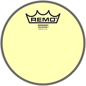 Remo Emperor Colortone Yellow Drum Head