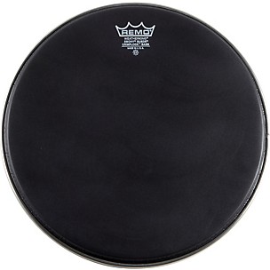 Remo Emperor Ebony Suede Crimplock Marching Bass Drumhead