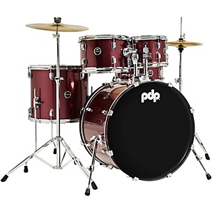 PDP Encore Complete 5-Piece Drum Set With Hardware & Cymbals -