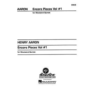 Houston Publishing Encore Pieces for Woodwind Quintet, Vol. 1 (Oboe) Houston Publishing Series Arranged by Henry Aaron