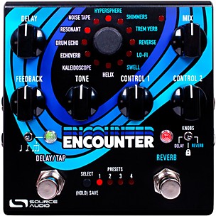 Source Audio Encounter Ambient Delay/Reverb Effects Pedal -