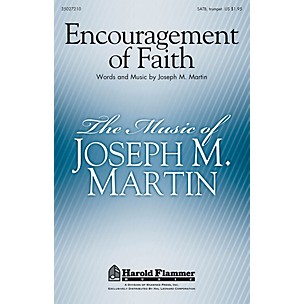 Shawnee Press Encouragement of Faith SATB composed by Joseph M. Martin