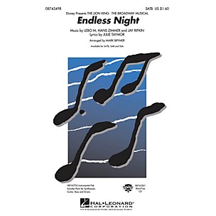 Hal Leonard Endless Night (from The Lion King: Broadway) SAB Arranged by Mark Brymer