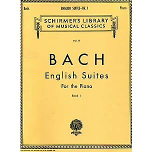 G. Schirmer English Suites for Piano Book 1 By Bach