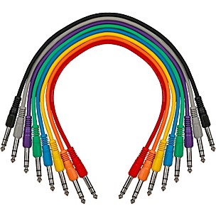 Livewire Essential 1/4" TRS Male to TRS Male Patch Cable 8-Pack