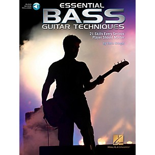 Hal Leonard Essential Bass Guitar Techniques - 21 Skills Every Serious Player Should Master Book/Online Audio