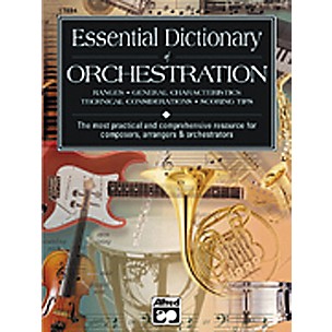 Alfred Essential Dictionary of Orchestration Book