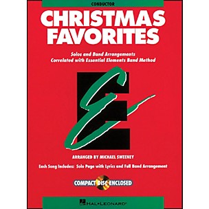 Hal Leonard Essential Elements Christmas Favorites Conductor Includes Accompaniment Book/CD